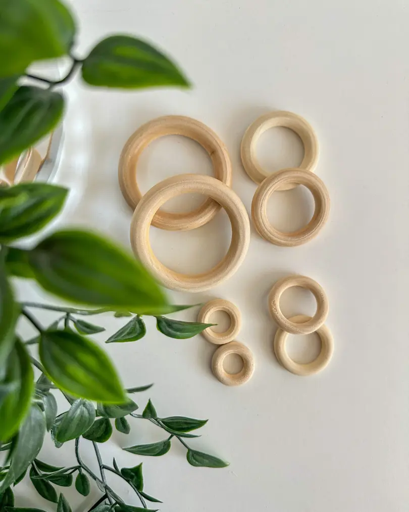 où trouver des anneaux en bois pas cher pour du loisirs creatif ?