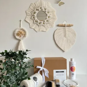 Kit macramé débutant avec matériel et 3 projets inclus