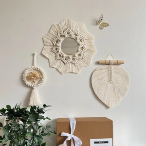ou trouver un tutoriel facile pour faire un miroir en macrame ?