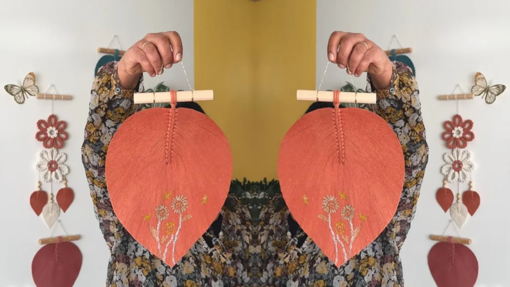 Tutoriel facile pour faire une feuille en macrame